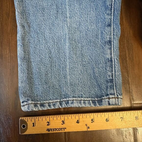 FRAME Le Slouch Straight Leg Low Rise Jeans in Iceberg Distressed - Picture 15 of 15